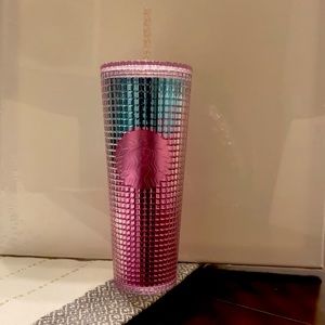 💗💙STARBUCKS SUMMER 2021 PINK/BLUE GRID VENI CUP